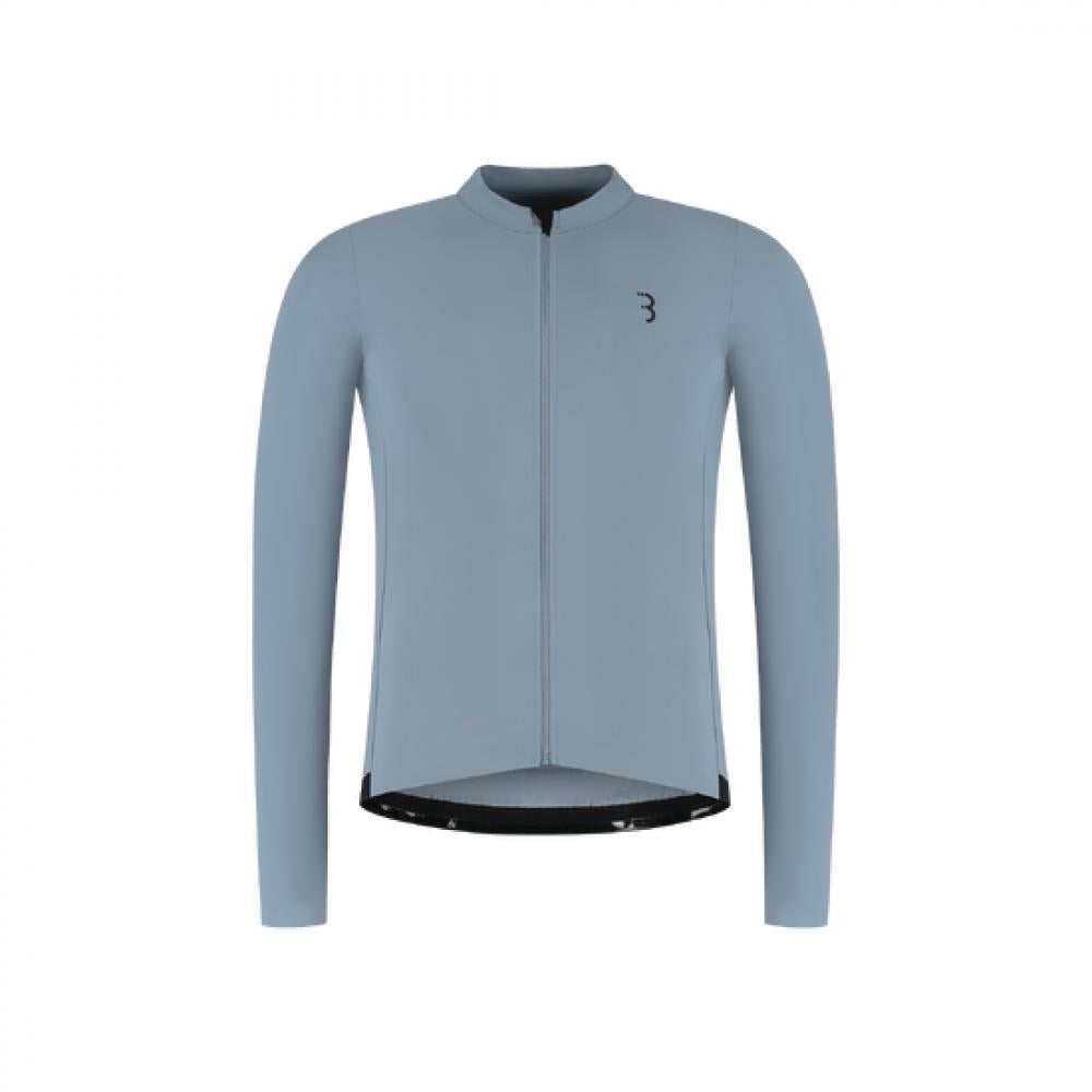 BBB Cycling Trikot Essence LS M eisblau M blau - atmungsaktives Langarm-Radtrikot