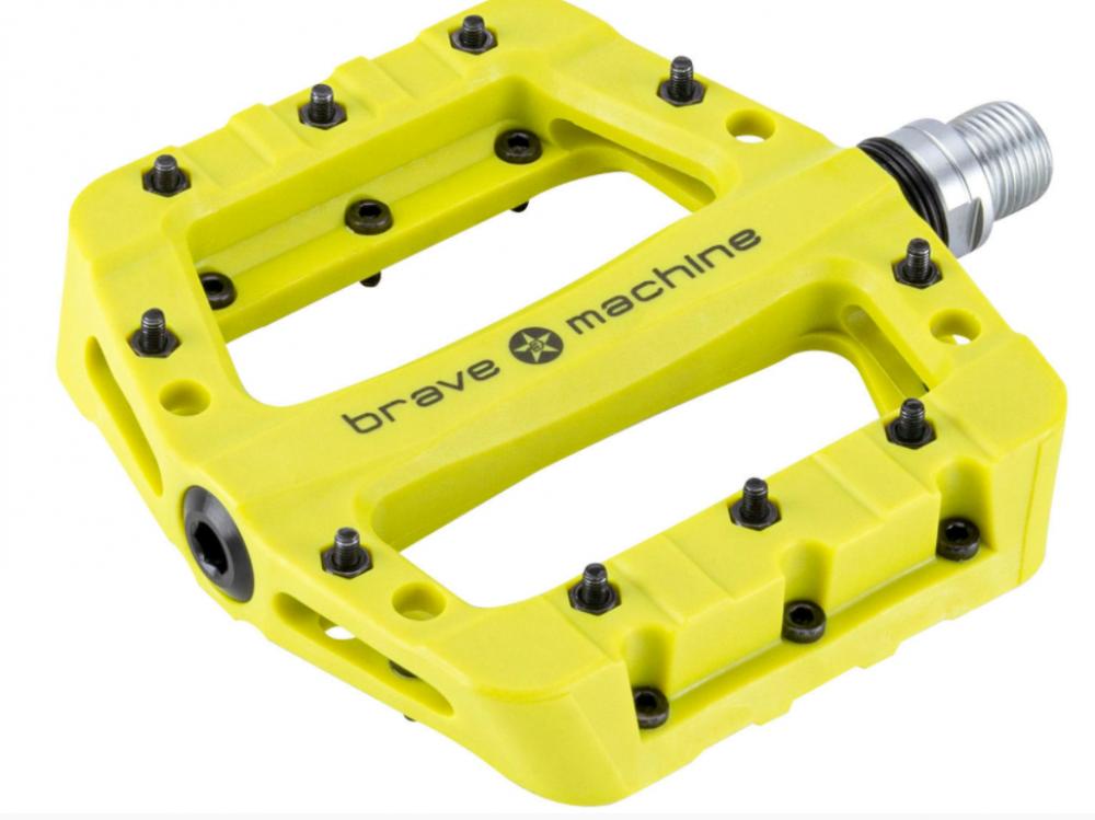 Brave Classics Plattformpedal Dirt Light Nylon limegreen