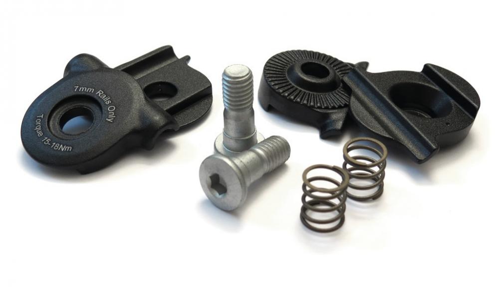 SR Suntour Klemmkopf-Set für SP12/SP17 NCX Sattelstütze  Ersatzteil für Federsattelstützen, kompatibel mit 7mm Sattelstreben