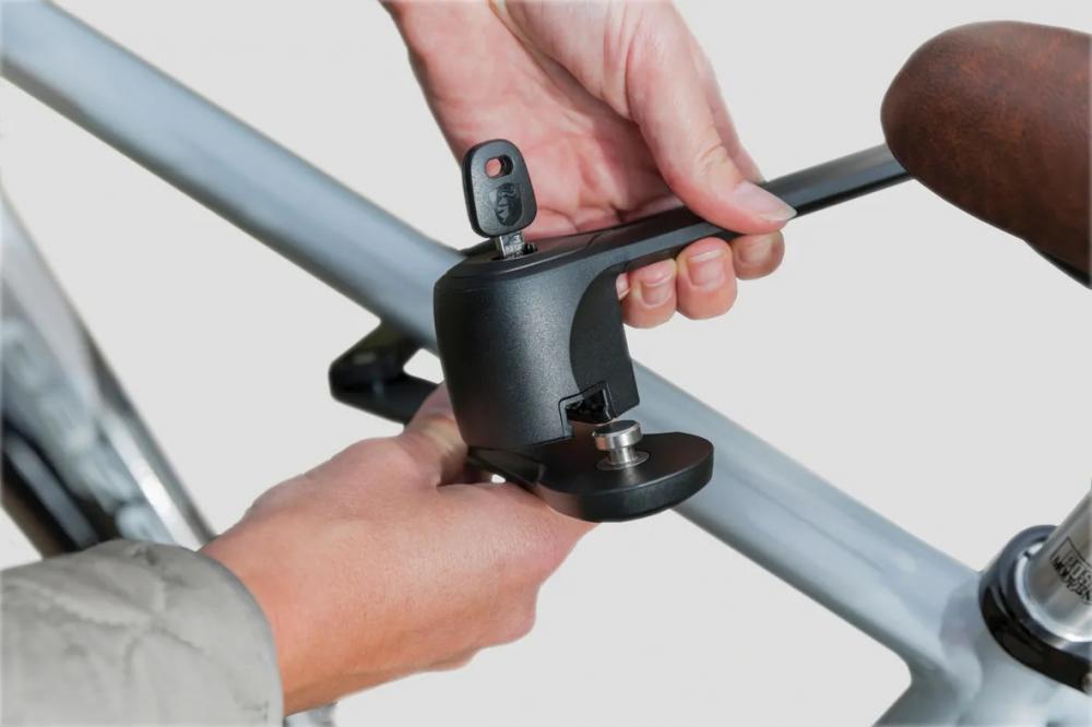 AXA Faltschloss Fold 100 - 1.000 mm Faltschloss mit hoher Sicherheit für Fahrräder und E-Bikes
