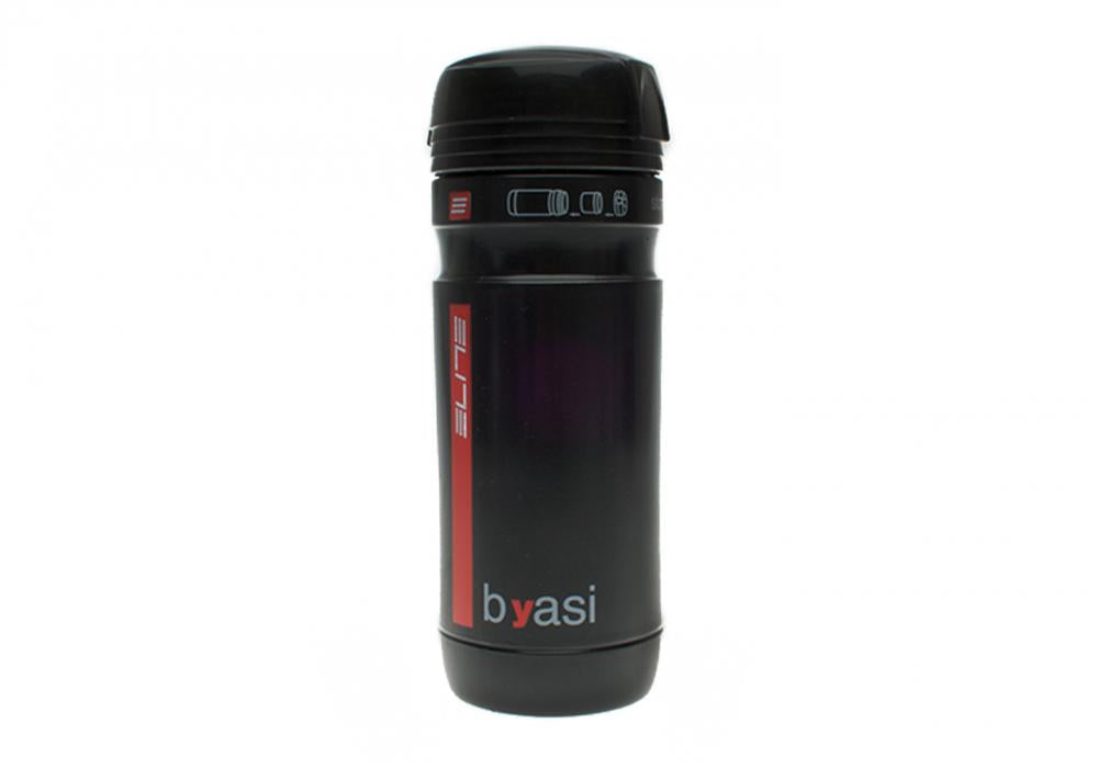 Elite BYASI Werkzeugflasche 550 ml - Schwarz, Ø 74 mm