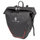 M-WAVE Downtown RideBag Evident Gepäckträgertasche wasserdicht reflektierend schwarz