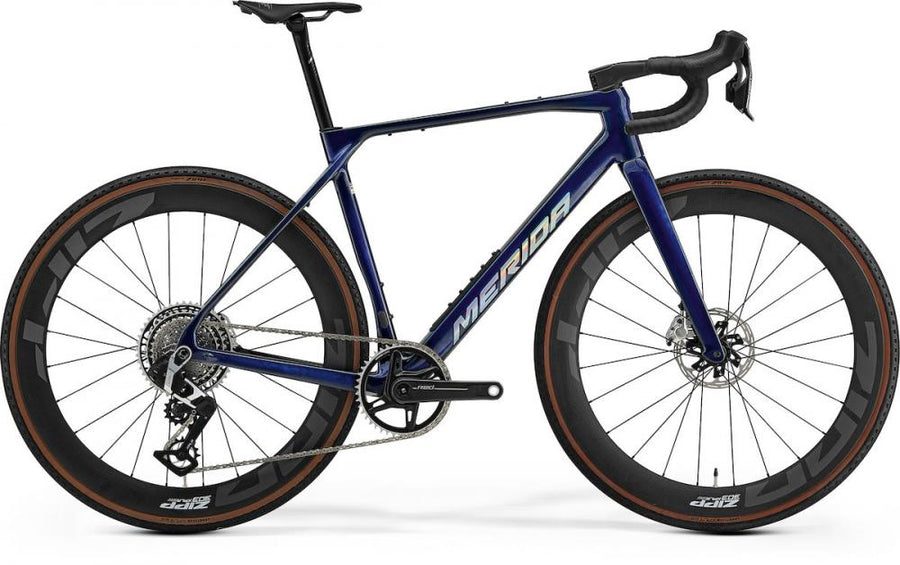 Merida MISSION 10K transparent blue carbon XL blau - High-End-Rennradrahmen aus Carbon