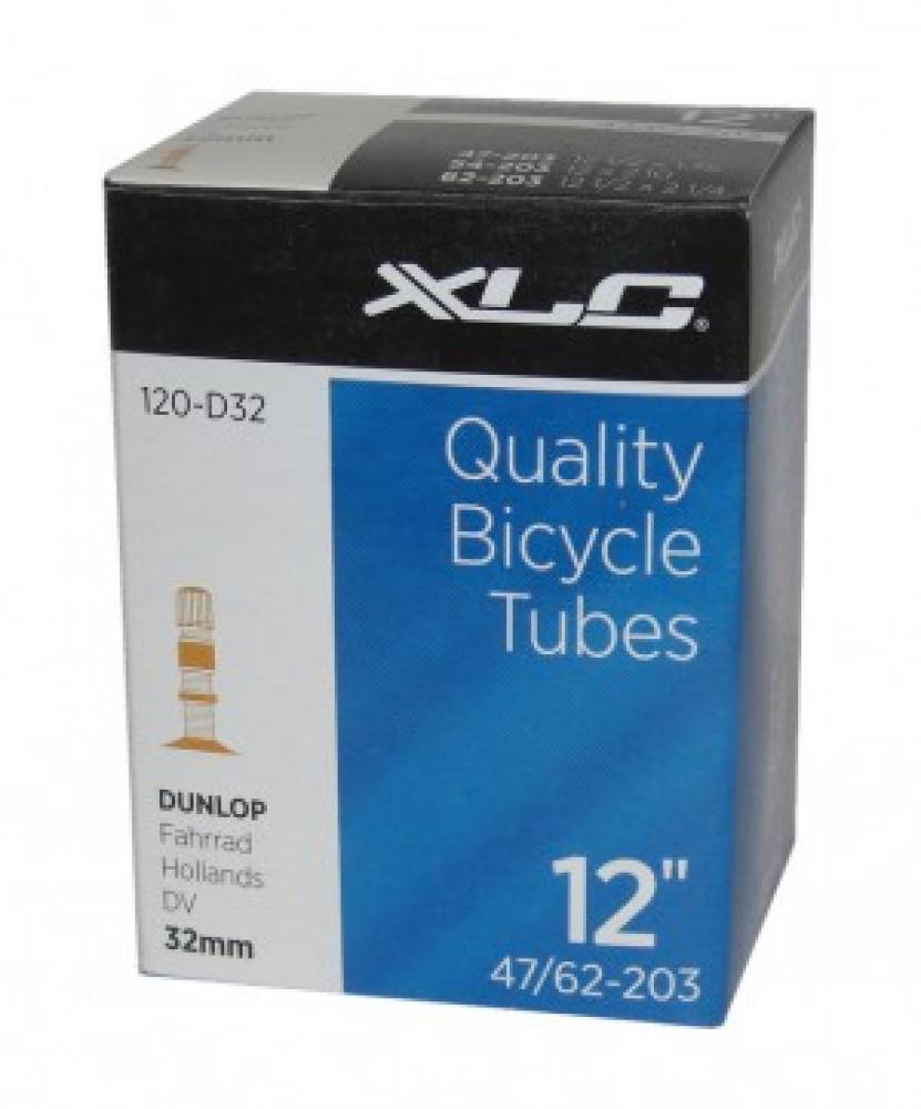 XLC Schlauch Fahrradschlauch 12x1.75-2.125" 47/62-203 DV 32 mm"