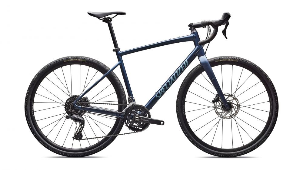 Specialized Diverge E5 Gravel Bike - Cast Blue Metallic/Satin Sea Blaze - Rahmengröße 52cm - Unbekannt