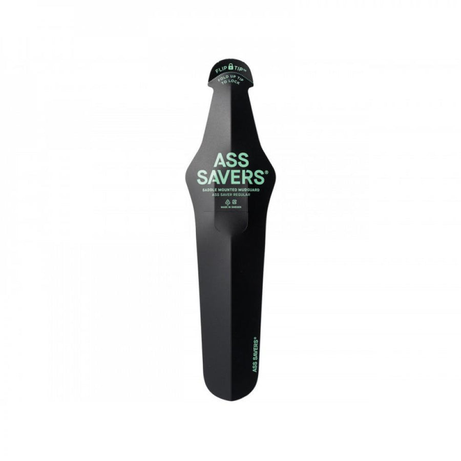 Ass Savers ASR-1 Regular Spritzschutz Hinterrad schwarz, flexibler Mudguard für Rennrad, Gravel und MTB.