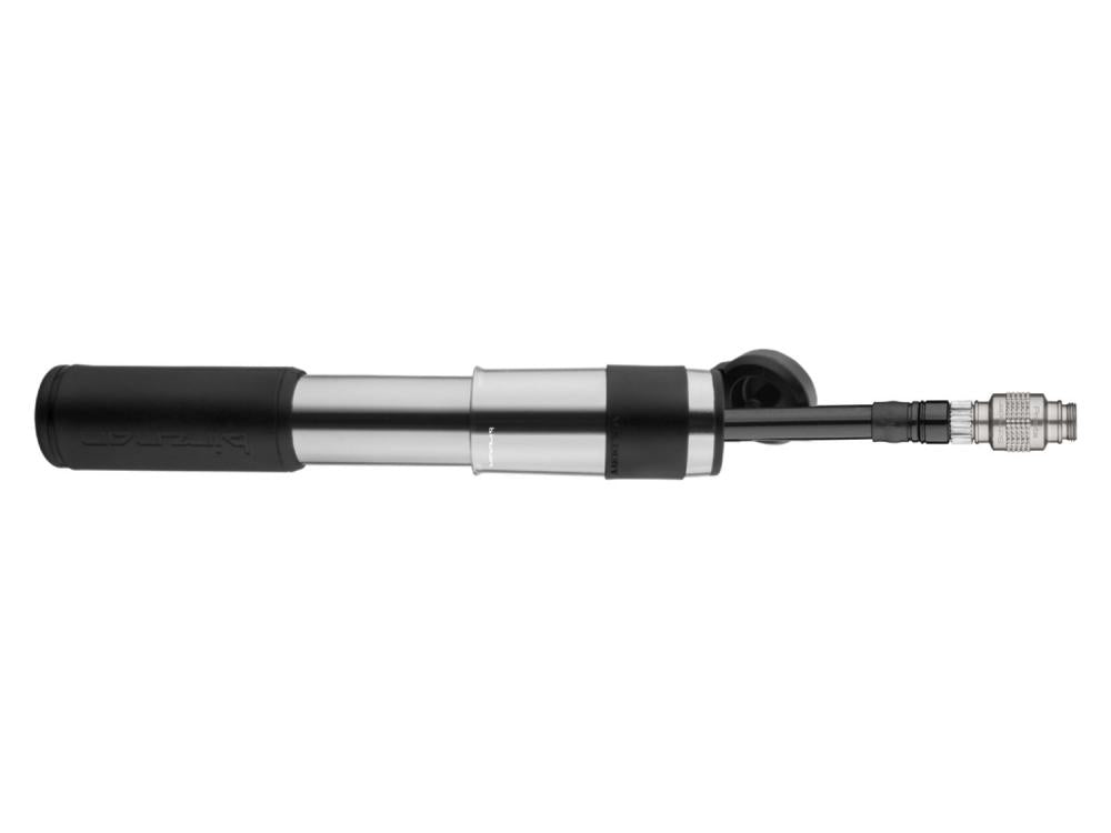 Birzman Velocity MTB Handpumpe 90 psi - Leichte Aluminium-Minipumpe 124 g - Farbe: grau