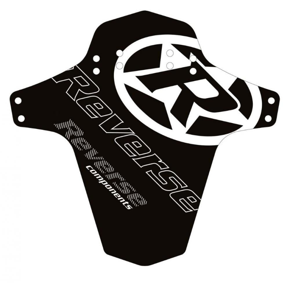 Reverse Logo Schutzblech Vorder- u. Hinterradmontage schwarz weiß