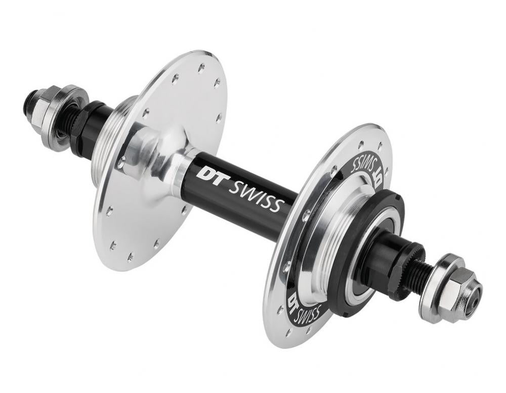 DT Swiss Nabe HR 370 Track Classic 24 Loch silber - präzise Bahn- und Fixie-Performance