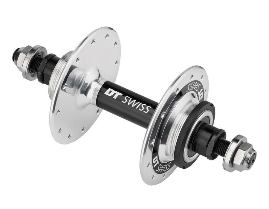 DT Swiss Nabe HR 370 Track Classic 24 Loch silber - präzise Bahn- und Fixie-Performance