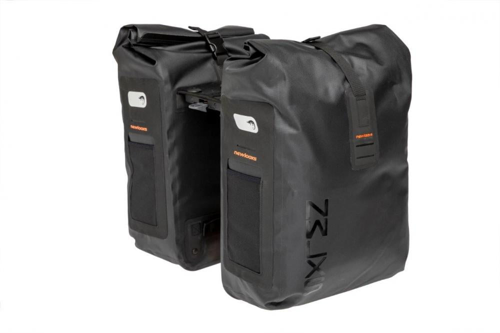 New Looxs Doppelpacktasche Varo Racktime Black 2×24L Black - wasserdichte Gepäckträgertasche