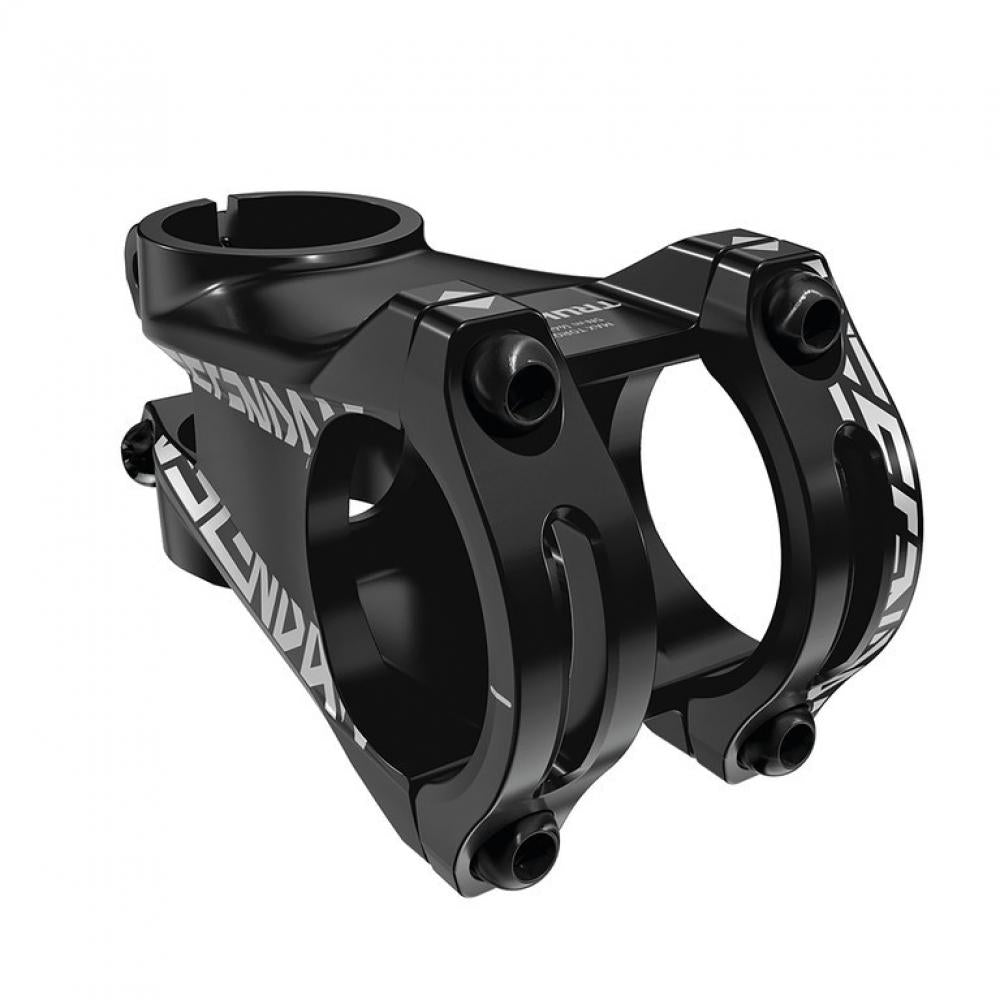 Schwarzer Truvativ Descendant Ahead Vorbau 40mm mit 35.0mm Lenkerklemmung und 1 1/8" Gabelschaftklemmung.