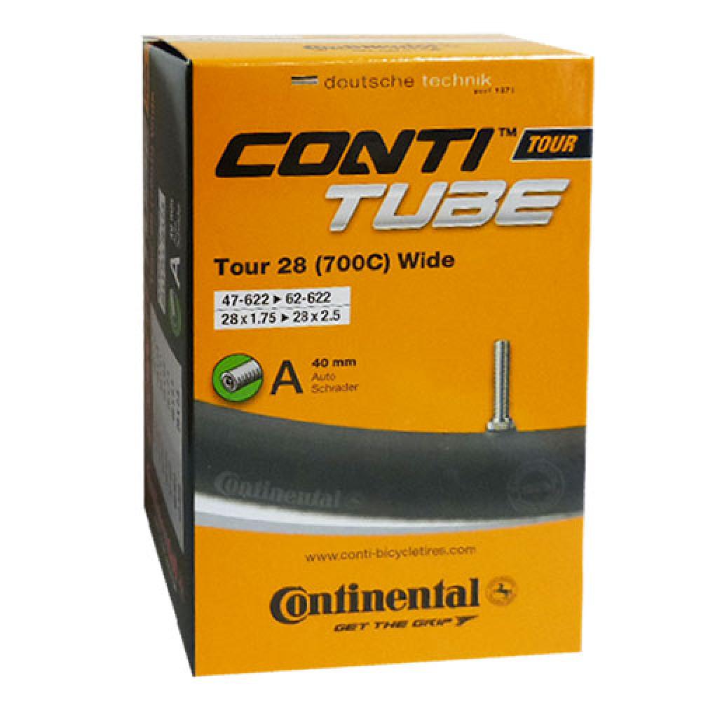 Continental Schlauch Conti Tour 28 wide 28x1.75-2.5Z 47-62/622 AV 40 mm - Fahrradschlauch