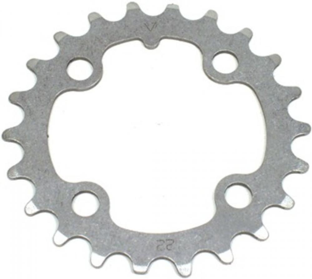 Stronglight Kettenblatt silber 64mm Lochkreis 24 Zähne Fahrrad Ersatzteil.