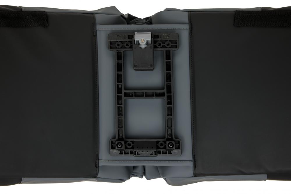 New Looxs Tasche Nyborg Double MIK Light 2x20L Grey/Black - geräumige Doppel-Fahrradtasche