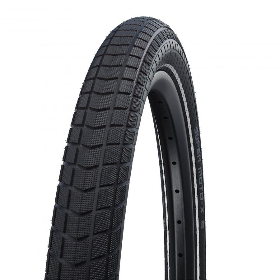 Schwalbe SUPER MOTO-X E-Bike Reifen 27.5x2.80 ADDIX DD RaceGuard. Robust, pannensicher, optimaler Grip und Komfort.