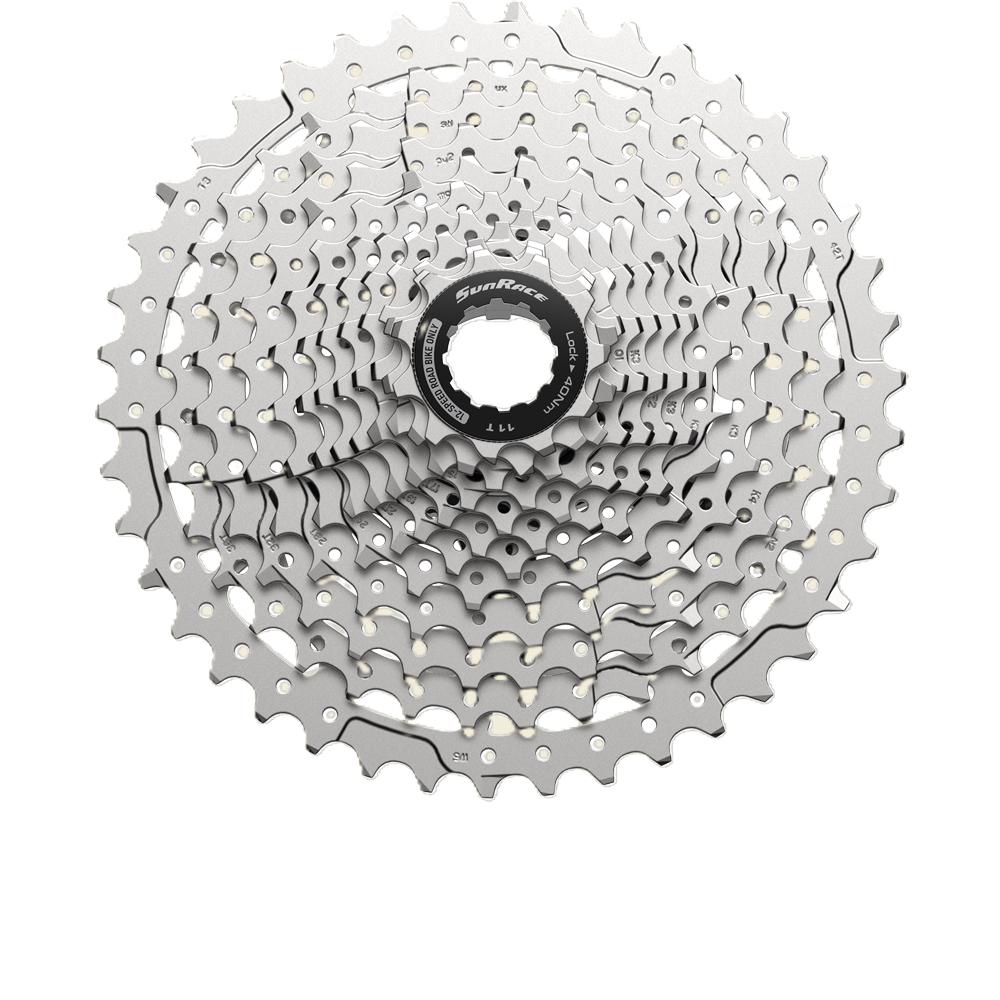 SunRace CSRZ800 Kassette 12-fach 11-42T Metallic Silber - Gravel Bike