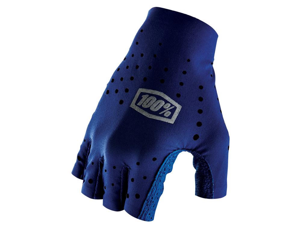 100% Sling Short Finger Gloves S navy - ultraleichte, atmungsaktive Bike-Handschuhe