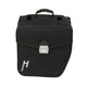 Haberland Doppeltasche 31l Pur schwarz - robuste Gepäckträgertasche mit viel Stauraum