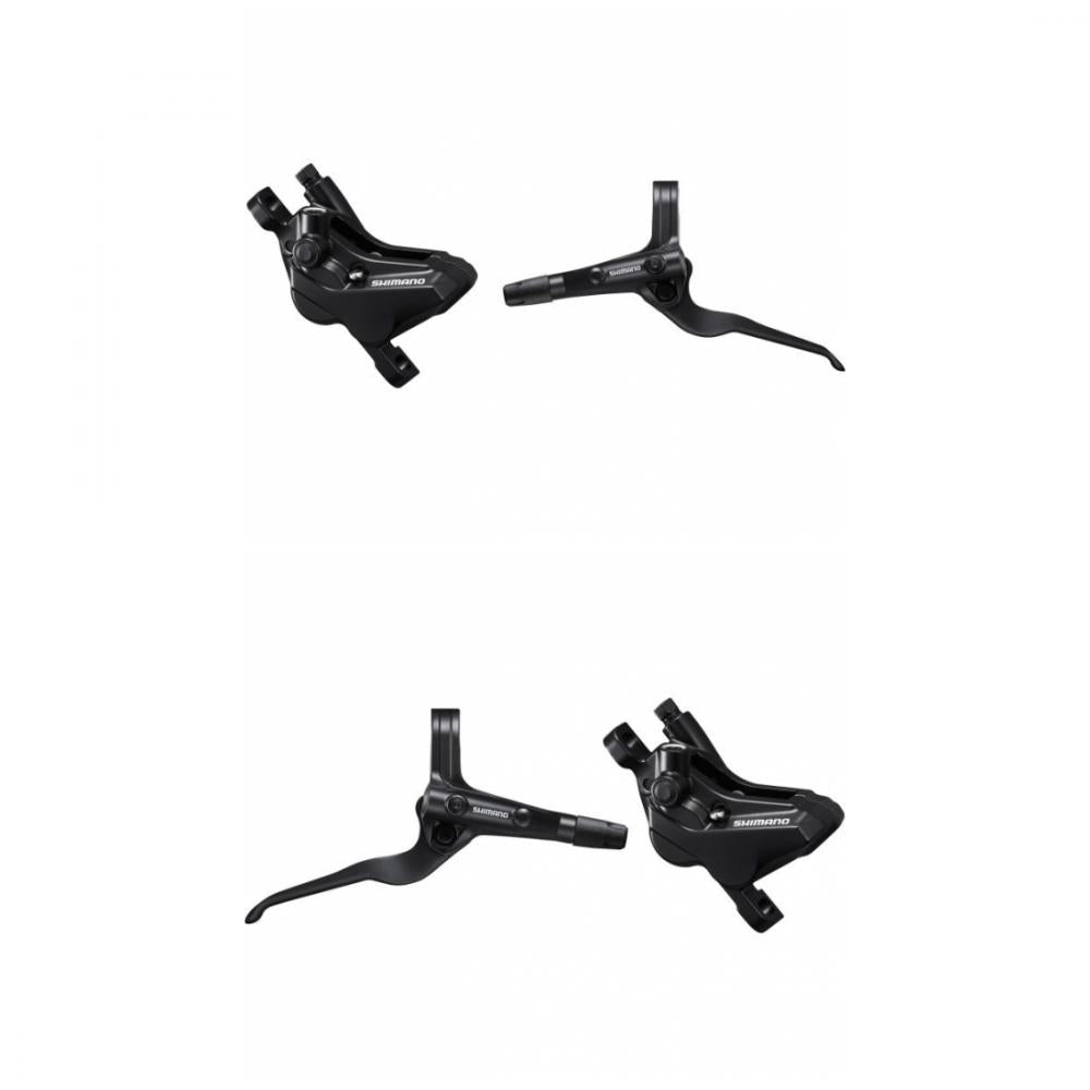 Shimano Scheibenbremse MT402-3/MT420 Links + Rechts schwarz - starke 4-Kolben-Bremsleistung