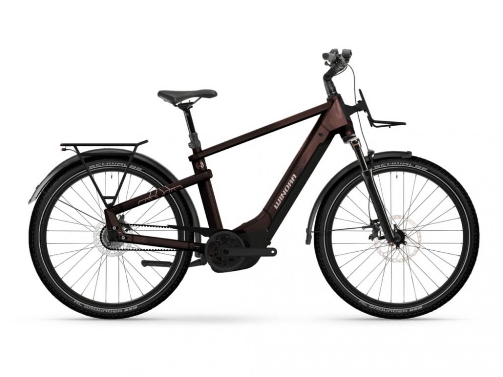 YAKUN E-City Bike R5 HIGH i600Wh 5-G Nexus 25 WIN BCXK GL_red/violet red Rh M