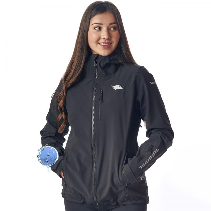 Valkental Damenjacke Softshell XS schwarz