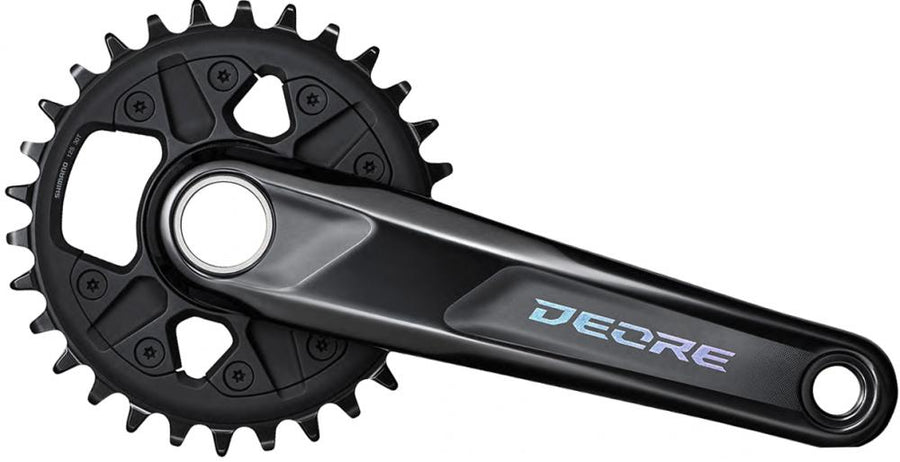 SHIMANO Kurbelgarnitur DEORE FC-M6120 Kurbelgarnitur - 12-fach, 170 mm, 30 Zähne