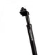 Ergotec Federstütze SP-4.0 27,2 x 350 mm - gefederte Sattelstütze, 47 mm Federweg, 15 mm Versatz, AL 6061 T6, schwarz