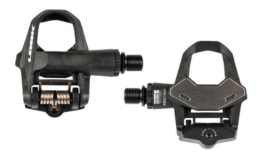 LOOK Kéo 2 Max Rennrad Klickpedal schwarz - 500 mm² Edelstahlfläche, Chromoly+ Oversize­Achse, Verstellbare Auslösehärte 8-12 Nm