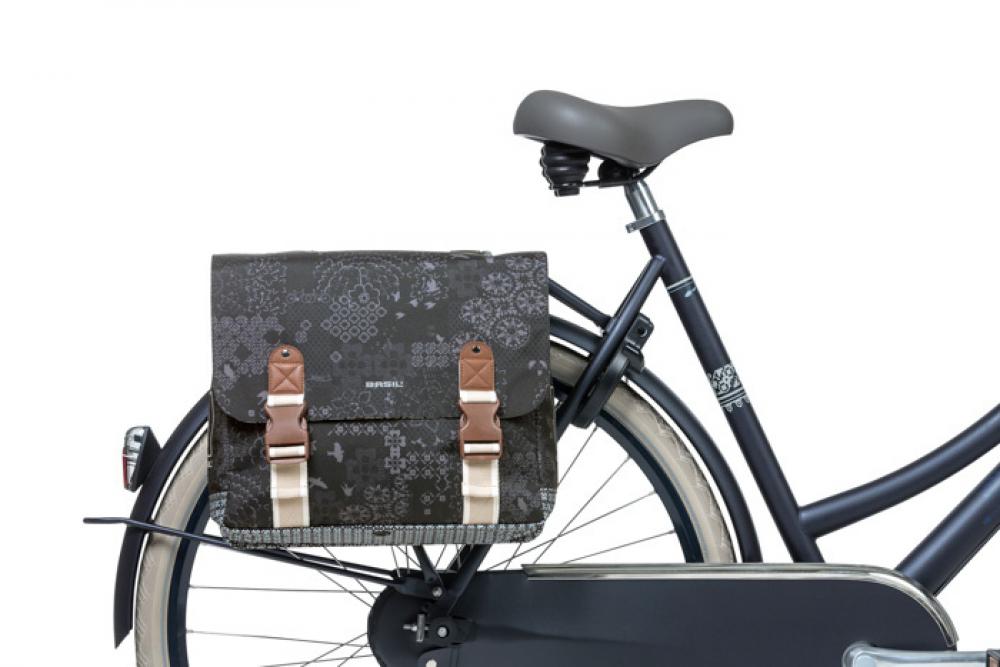 Basil Doppelpacktasche Boheme charcoal Größe 37x15x37 cm 35l
