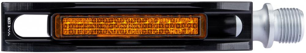 Contec Quick Ace Pedale schwarz  Rutschfestes Aluminium-Design, hochwertige Lagerung, langlebig und robust, ideal für City- und Trekkingräder