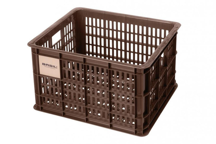 Basil Fahrradkasten Crate M braun 45x35x25 cm.