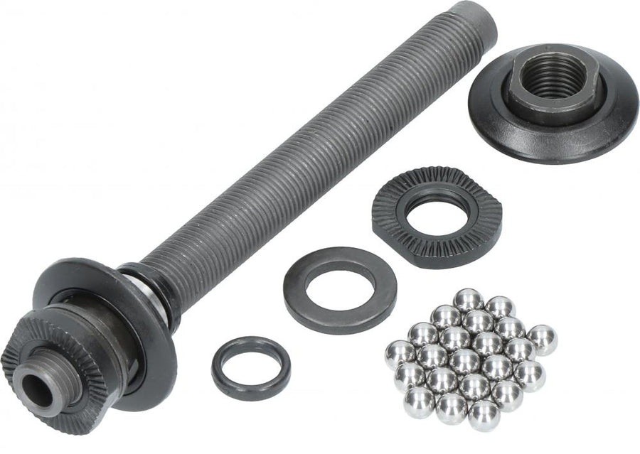 SHIMANO Hohlachse WH-RX010-F Komplettkit - Vorderrad, 12 mm Steckachse, Disc