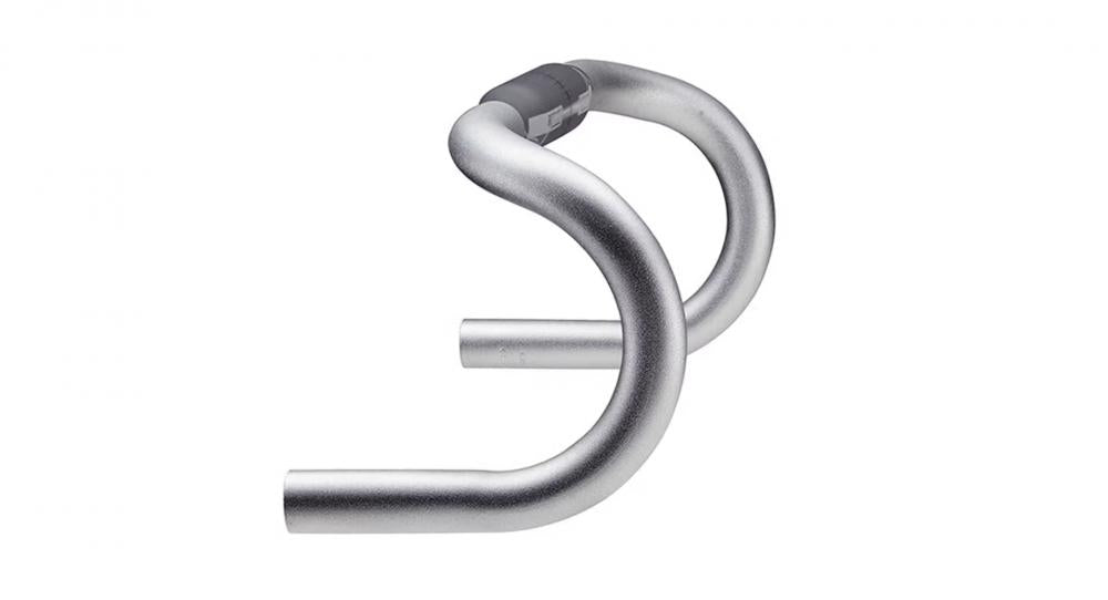 Ritchey Classic Neo Classic Drop Lenker 31,8 mm, 42 cm Breite, 128 mm Drop, 73 mm Reach, 0° Backsweep, hochglanzpoliertes Silber, Aluminium 6061, kompatibel mit Aerolenkern