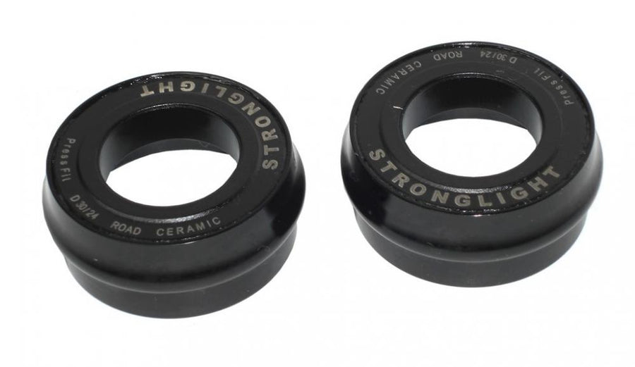 Stronglight Innenlager BB 30/24 Road Ceramic Press Fit, schwarz