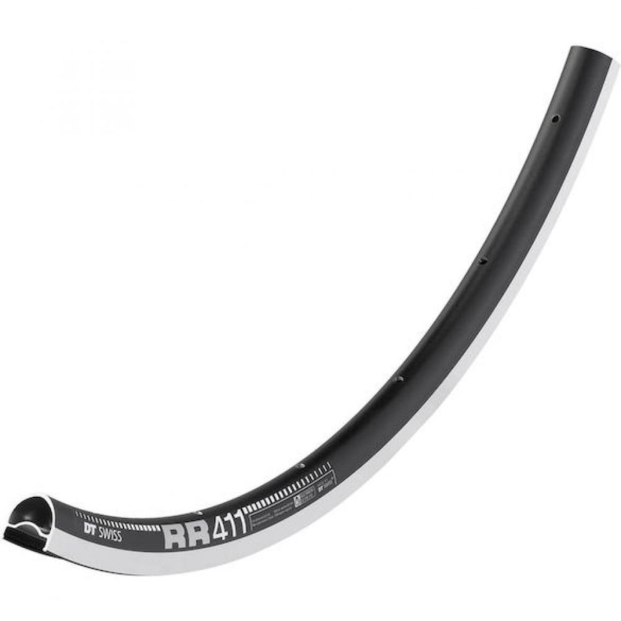 DT Swiss Felge RR 411 28"/700C 24 Loch Schwarz - leichte, steife Rennrad-Felge