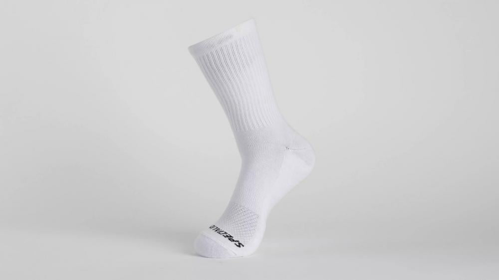 Baumwoll-Tennissocken Weiß Größe S - Hohe Sportsocken für Damen & Herren - Bekleidung