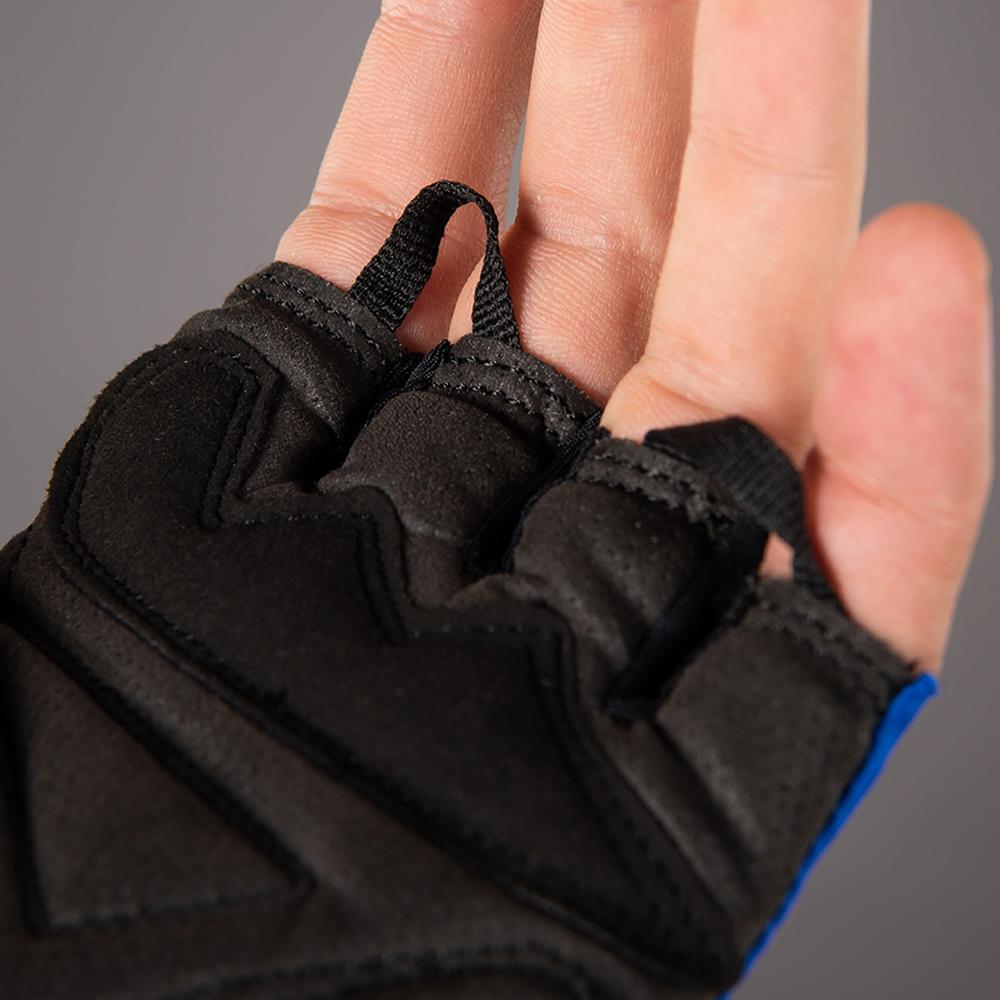 CHIBA Gel Comfort - Fahrradhandschuhe kurz, Gelpolsterung, atmungsaktiv, royal, Gr. S