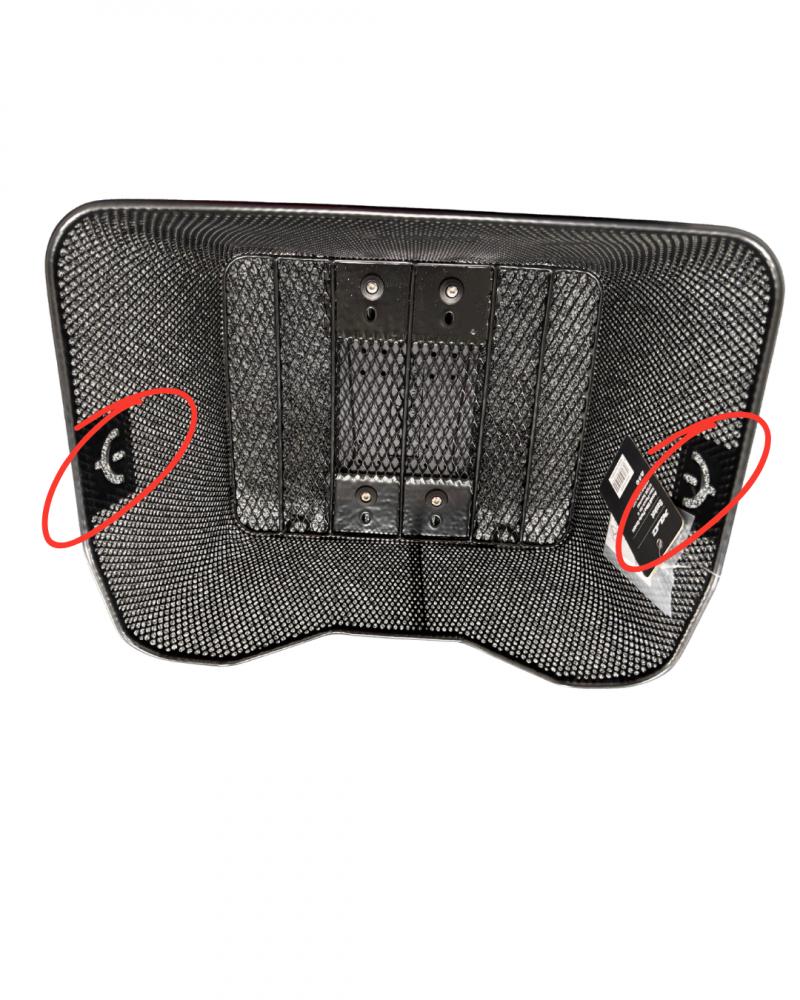 Retoure: XLC Carry More BA-B04 Fahrradkorb  schwarz, 415x324x215mm, inkl. Adapterplatte, für XLC Systemgepäckträger, max. 25kg Belastung