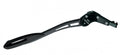 Schwarzer Pletscher Multi Zoom Hinterbauständer, verstellbarer Aluminium-Fahrradständer für 26-28 Zoll Fahrräder.