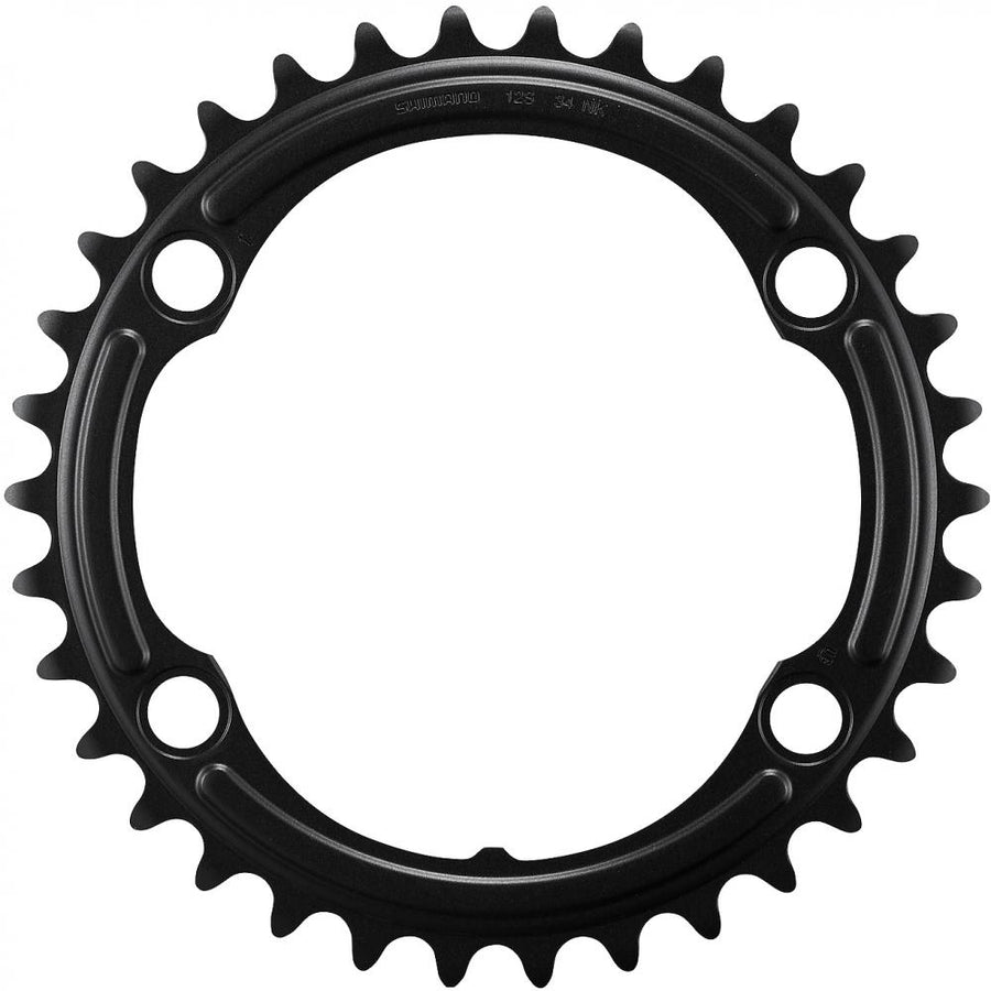 SHIMANO Kettenblatt FC-R7100 34 Zähne - präziser Antrieb für 12-fach Rennradkurbeln