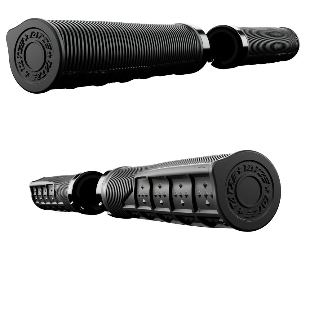 Tatze Griff MTB SPORT GRIP schwarz, schraubbar. Zwei Griffe, einer zerlegt, für Mountainbikes.