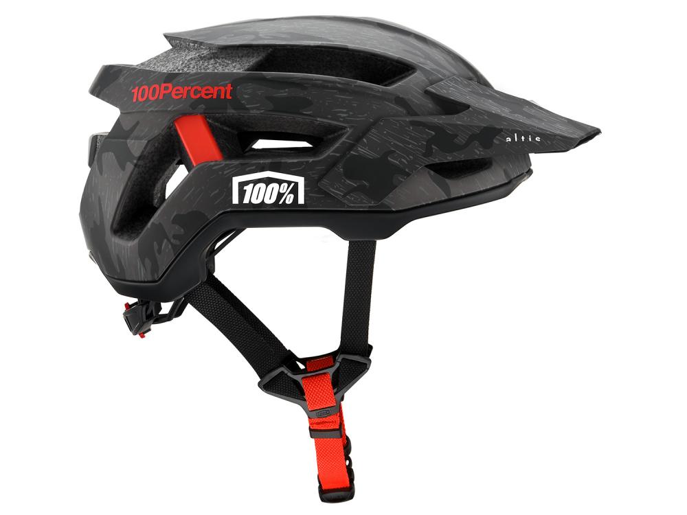 100% Altis helmet XS/S Camo Black - sicherer, gut belüfteter MTB-Trail-Helm
