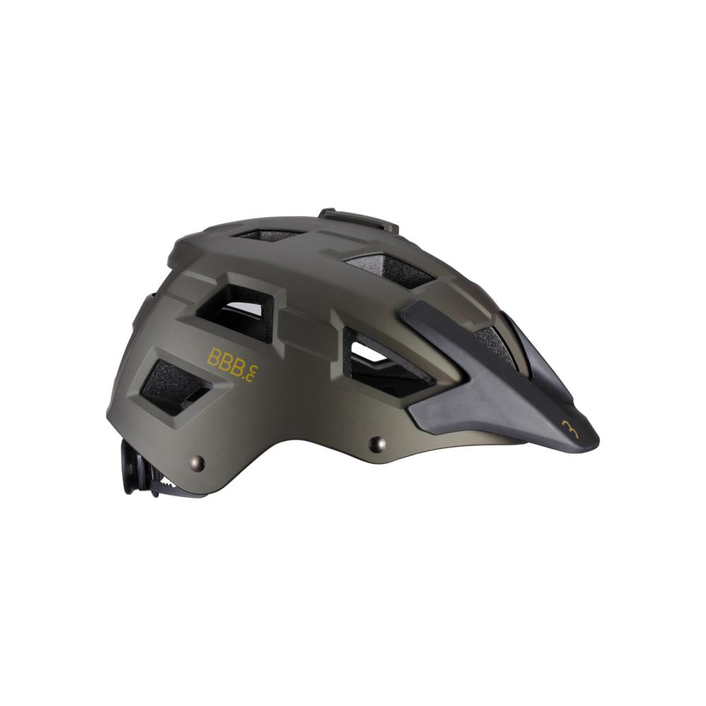 BBB Cycling BBB Helme Nanga M (54-58cm) matt olivgrün - sicherer MTB-Helm für Trail und Alltag