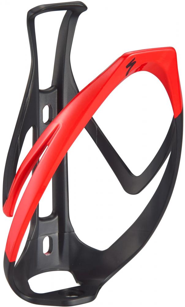 Specialized RIB CAGE II Flaschenhalter - Matte Black/Flo Red - One Size - Aero-Trinkflaschenhalter