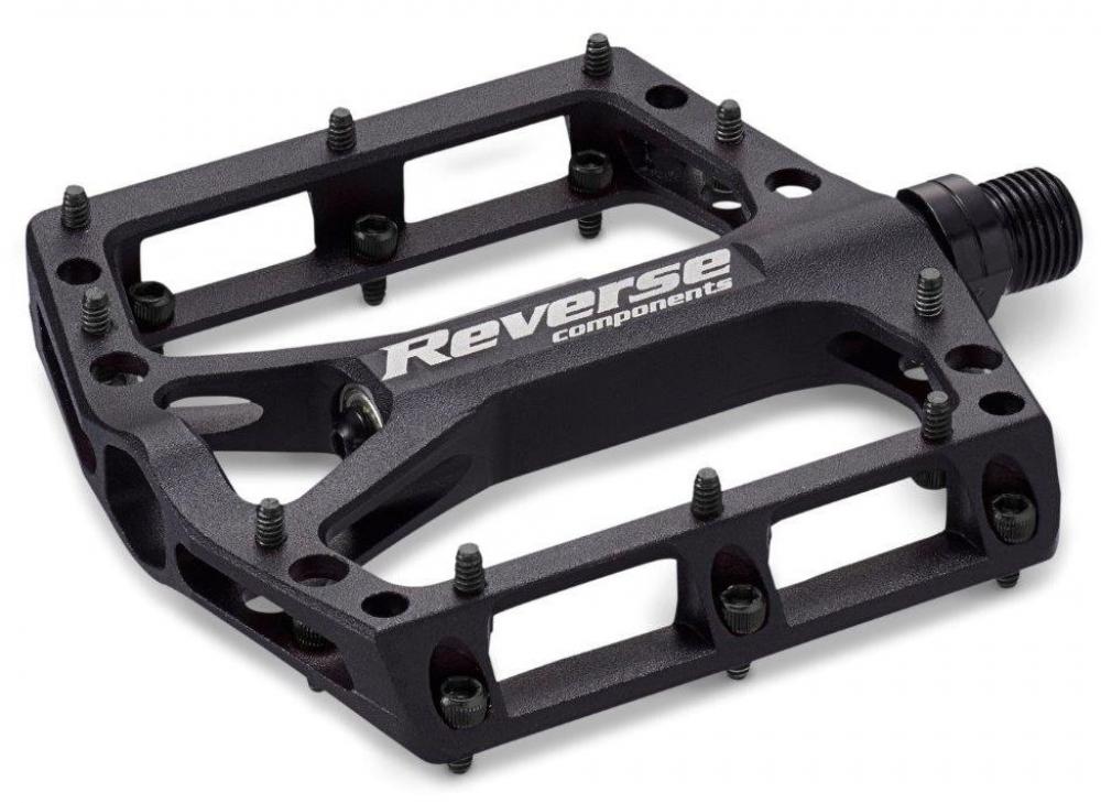 Reverse Pedal MTB Black One AL6061 40 Alu-Pins schwarz/schwarz