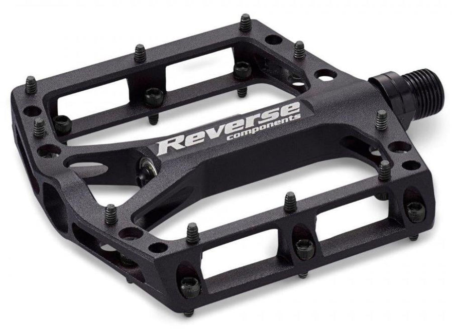 Reverse Pedal MTB Black One AL6061 40 Alu-Pins schwarz/schwarz