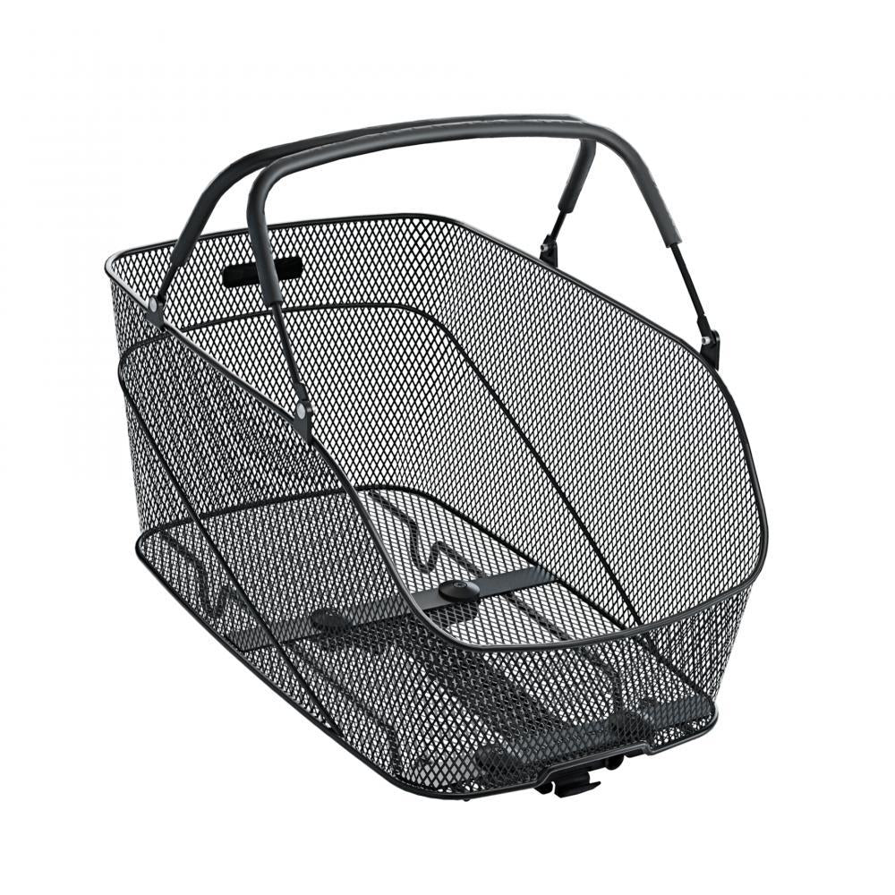 Retoure: racktime Fahrradkorb Baskit Trunk 2.0 large - Gepäckträgerkorb - schwarz 28 Liter SNAPIT 2.0 51×31×25 5 cm 10 kg Traglast