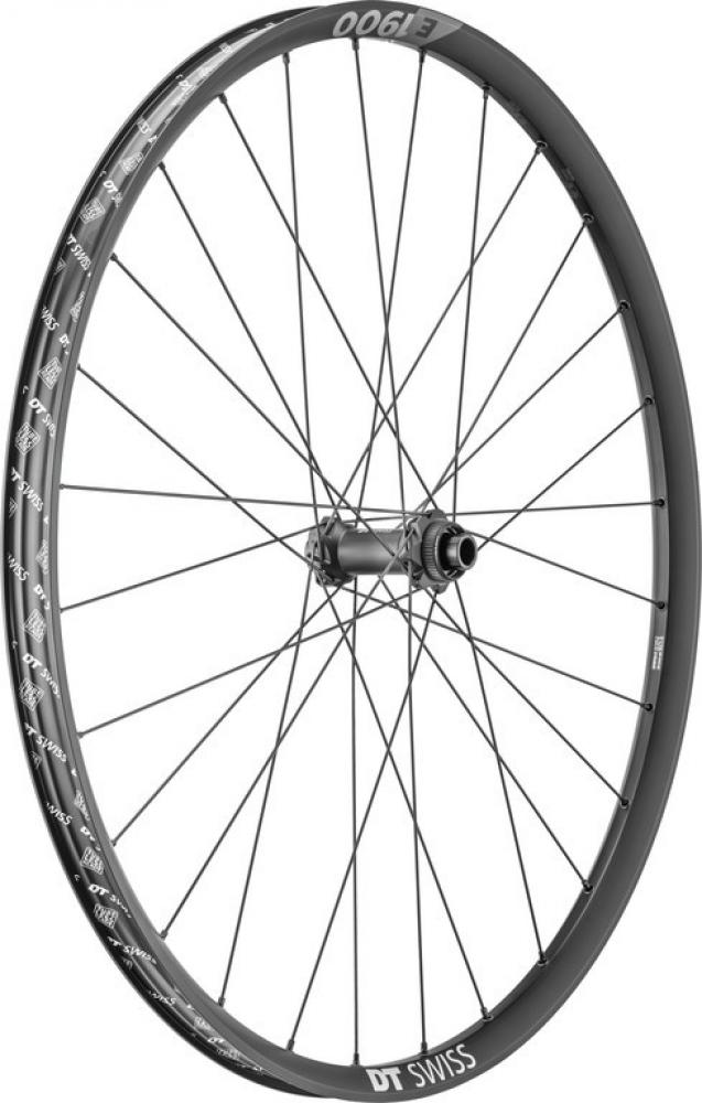 DT Swiss Laufrad E 1900 SPLINE 29" schwarz robustes Enduro-Vorderrad.