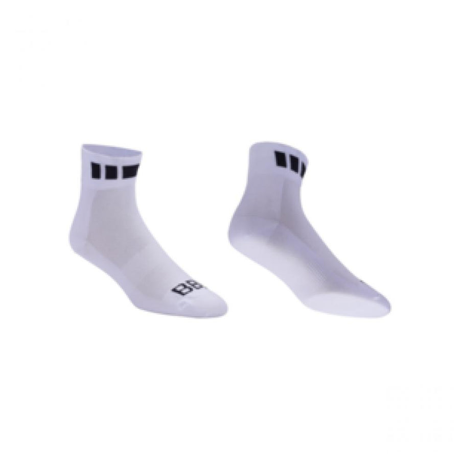 BBB Cycling Socken TechnoFeet 44-47 weiß/grau - atmungsaktiver Komfort für Radsportler